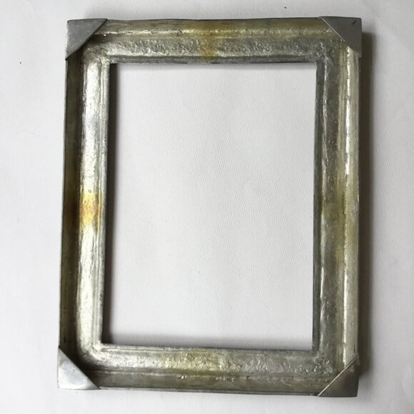 De Campos De Quevedo Portugal Pewter Wooden Photo Picture Art Frame - Picture 6 of 13